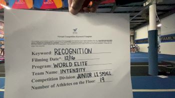 World Elite - Intensity [Level 1 L1 Junior - Small] 2020 America's Best Virtual National Championship