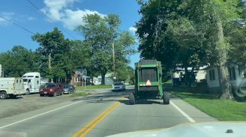 Stuck Behind A Tractor In Ohio Trucking To Wayne County As OH Speedweek Continues