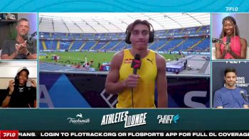 Mondo Duplantis On The Athlete's Lounge