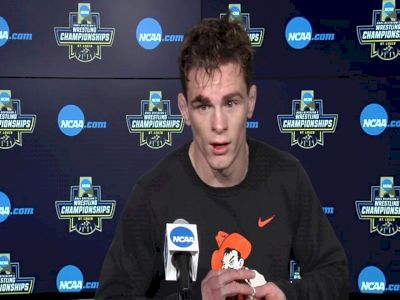 Boo Lewallen picked up deciding takedown in sudden victory in NCAA quarters
