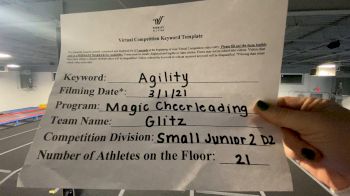 Magic Cheerleading - Glitz [L2 Junior - D2 - Small - B] 2021 Varsity All Star Winter Virtual Competition Series: Event III