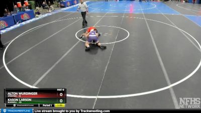 Kason Larson&nbsp;over&nbsp;Alton Wurdinger