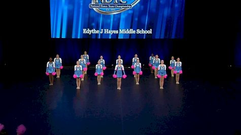 Edythe J Hayes Middle School [2022 Junior High Pom Semis] 2022 UDA National Dance Team Championship