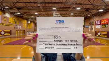 Nogales High School [Co-Ed Varsity Show Cheer Advanced - Large] 2023 USA Virtual Spirit Regional II