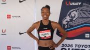 Paris Peoples Talks Home Track Energy & Fixing Her First 200m | Post-Race Interview 2026 USATF