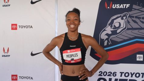 Paris Peoples Talks Home Track Energy & Fixing Her First 200m | Post-Race Interview 2026 USATF