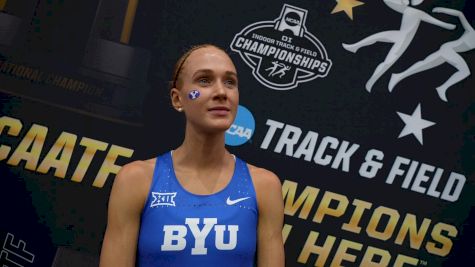 Jane Hedengren After Winning 5000m Title