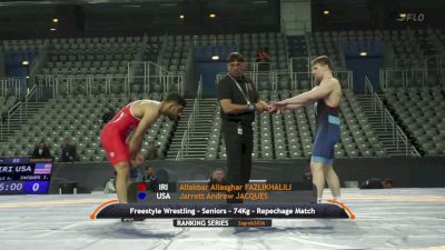 74 kg Repechage - Jarrett Jacques, USA vs Aliakbar Fazli, IRI