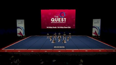 Tri Valley Youth - Tri-Valley Cheer Club [2021 L1 Performance Rec - 12Y (NON) - Small Semis] 2021 The Quest