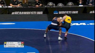 285 lb Final, Mason Parris, Michigan vs Greg Kerkvliet, Penn State