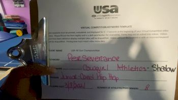 Cowgirl Athletics - Shadow Supremacy [Junior Coed - Hip Hop] 2021 USA All Star Virtual Championships