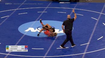 117 lb Quarterfinal, Brianna Gonzalez, Iowa vs Icart Galumette, Delaware State