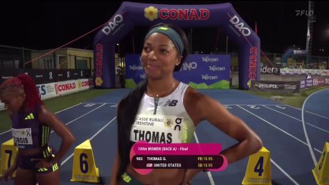Gabby Thomas Lights Up The Track In Blazing 100m | 2026 CT Silver: Rovereto Race Video