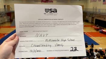 McMinnville High School [Crowdleader] 2021 USA Virtual Spirit Regional I