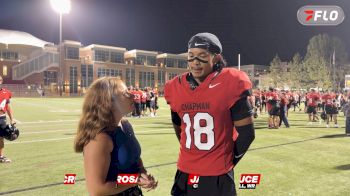 Post-Game Interview - Chapman Football's Jason Bruce | 2026 D3 Football