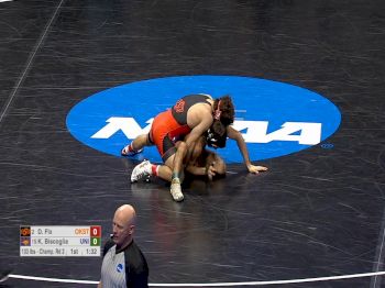 133 lb R16, Daton Fix, Oklahoma State vs Kyle Biscoglia, Northern Iowa