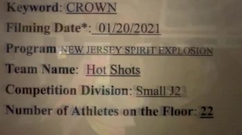 New Jersey Spirit Explosion - Hot Shots [L2 Junior - Small] 2021 Spirit Unlimited: Virtual Battle at the Boardwalk
