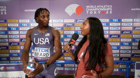 Dylan Beard Leads Qualifying Round in 110m Hurdles Debut at Worlds