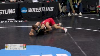 141 lb R16, Jesse Mendez, Ohio State vs Sergio Lemley, Michigan
