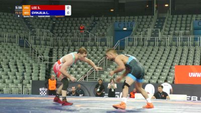 57 kg Quarterfinal - Spencer Lee, USA vs Luka Gvinjilia, GEO