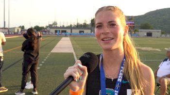 Braelyn Combe After Running U.S. No.1 in the 800m, 2:04.52