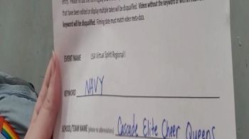 Cascade Elite Cheer [L1 Performance Recreation - 14 and Younger (NON)] 2021 USA Virtual Spirit Regional I