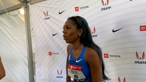 Raevyn Rogers Stayed Calm And Advanced In Women's 800m
