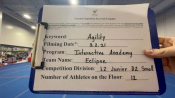 Interactive Academy - Eclipse [Level 2 L2 Junior - D2 - Small - A] 2021 Varsity All Star Winter Virtual Competition Series: Event III
