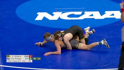 133 lb R16, Austin DeSanto, Iowa vs Micky Phillippi, Pitt