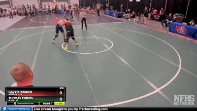 Thomas Chikos&nbsp;&nbsp;over&nbsp;Gavyn Rhoden