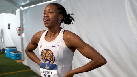 Michaela Rose After Breaking NCAA Meet Record in the 800m Prelims