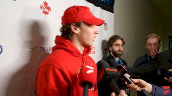 Cole Beaudoin Talks About Canada's Preparation For Semifinal Matchup With Czechia