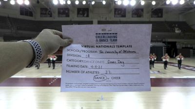 University of Oklahoma [Virtual Division IA Dance Game Day Semi Finals] 2021 UCA & UDA College Cheerleading & Dance Team National Championship