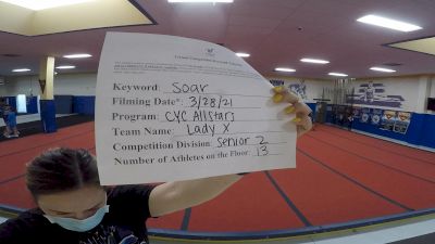 CYC Allstars - Lady X [L2 Senior] 2021 The Regional Summit Virtual Championships