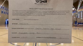 Catalina Foothills High School [Dance/Pom Varsity] 2022 USA Virtual Dance Regional I
