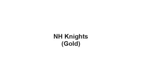 NH Knights Gold (JrA)