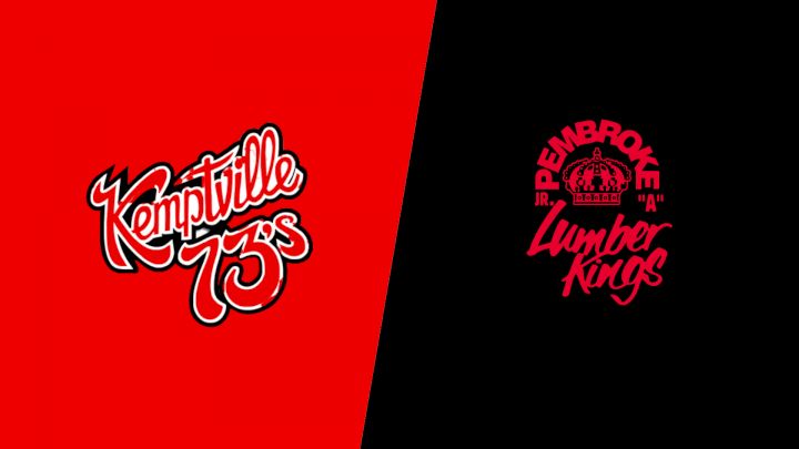 2024 Kemptville 73's vs Pembroke Lumber Kings