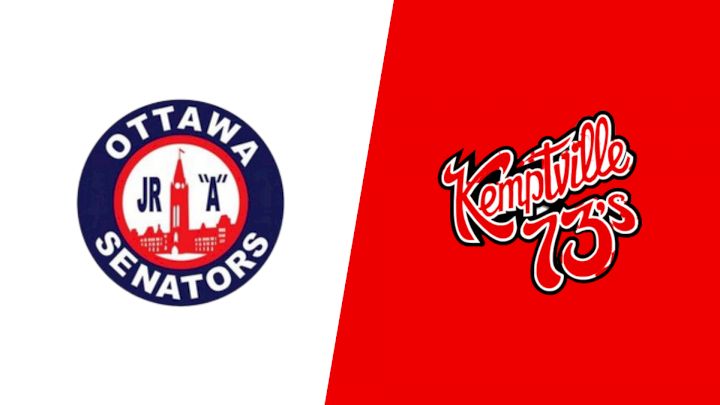 2024 Ottawa Jr. Senators vs Kemptville 73's