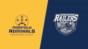 2025 Norfolk Admirals vs Worcester Railers