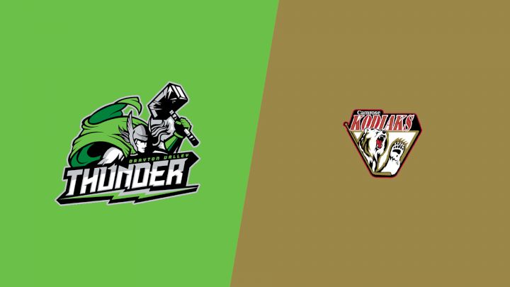 2026 Drayton Valley Thunder vs Camrose Kodiaks