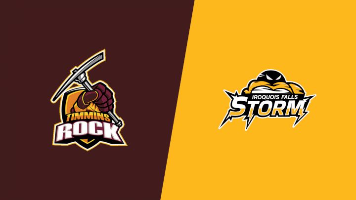 2026 Timmins Rock vs Iroquois Falls Storm