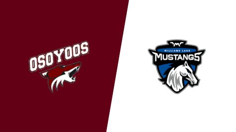 2025 Osoyoos Coyotes vs Williams Lake Mustangs