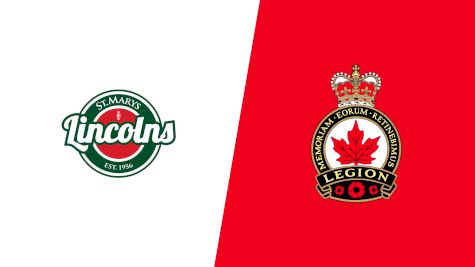 2026 St. Marys Lincolns vs Sarnia Legionnaires