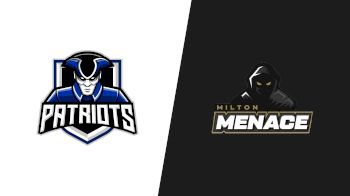 Replay: Home - 2026 Patriots vs Menace | Jan 23 @ 7 PM