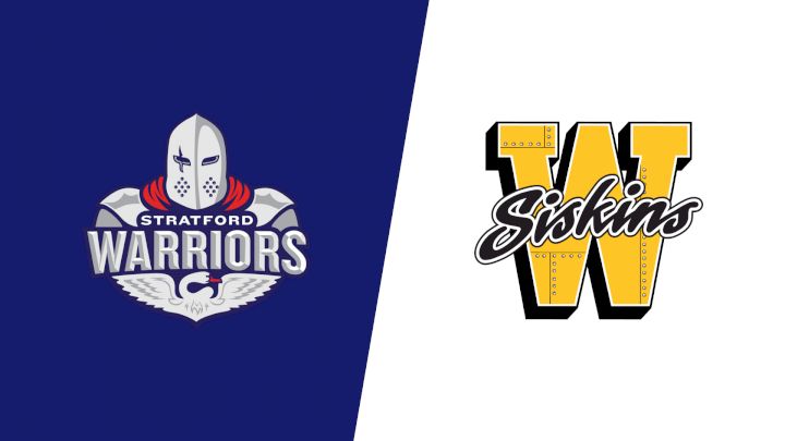 2026 Stratford Warriors vs Waterloo Siskins