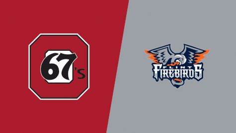 2026 Ottawa 67's vs Flint Firebirds