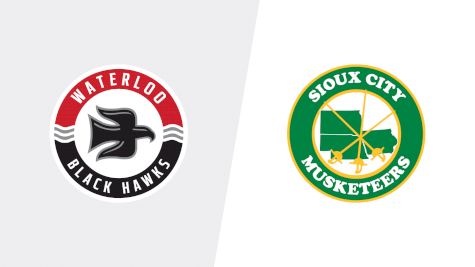 2026 Waterloo Black Hawks vs Sioux City Musketeers
