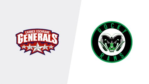 2026 Cannex Cochrane Generals vs Rocky Mountain House Rams