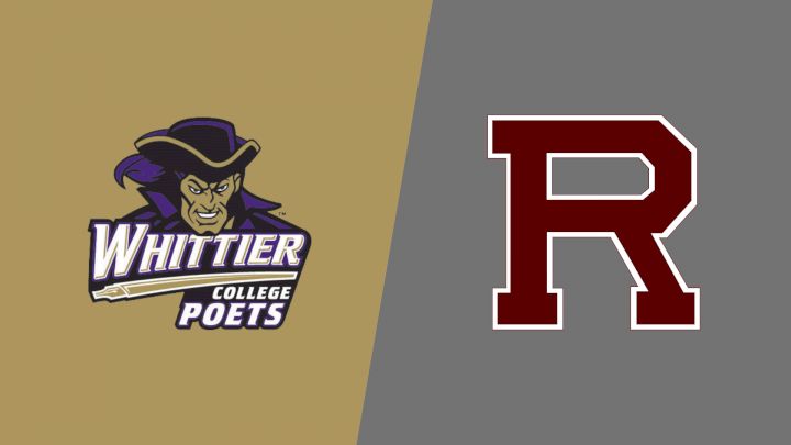 2026 Whittier College vs Redlands - Doubleheader