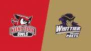 Replay: Keene State vs Whittier | Mar 8 @ 12 PM